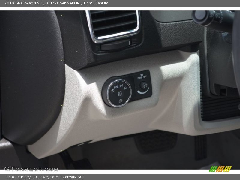 Quicksilver Metallic / Light Titanium 2010 GMC Acadia SLT