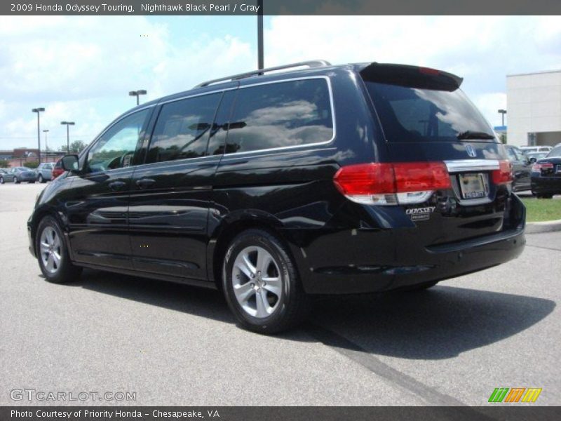Nighthawk Black Pearl / Gray 2009 Honda Odyssey Touring