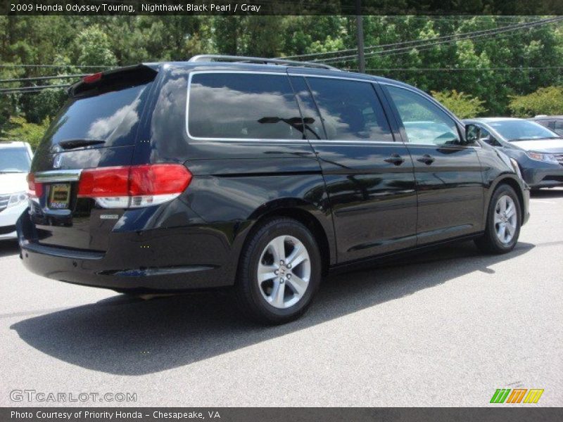 Nighthawk Black Pearl / Gray 2009 Honda Odyssey Touring