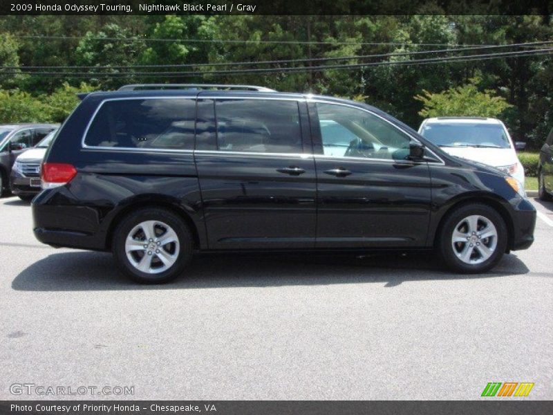 Nighthawk Black Pearl / Gray 2009 Honda Odyssey Touring