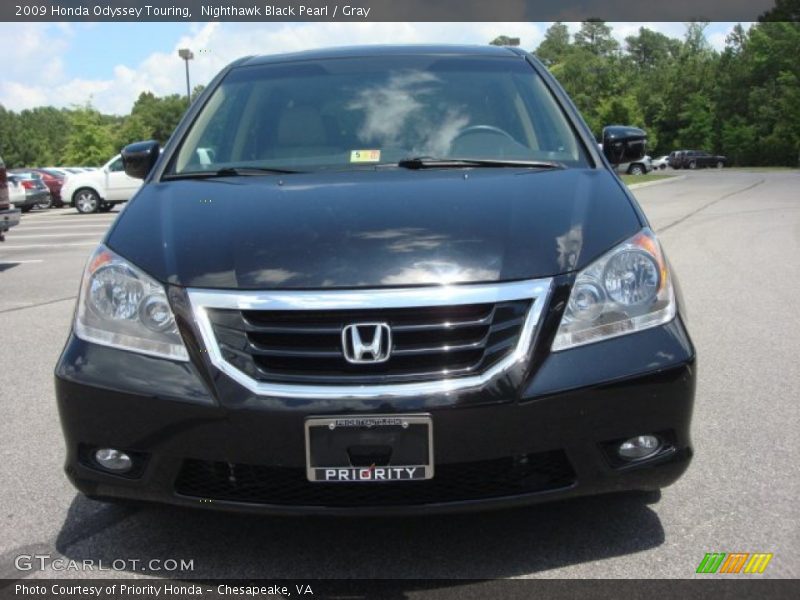 Nighthawk Black Pearl / Gray 2009 Honda Odyssey Touring