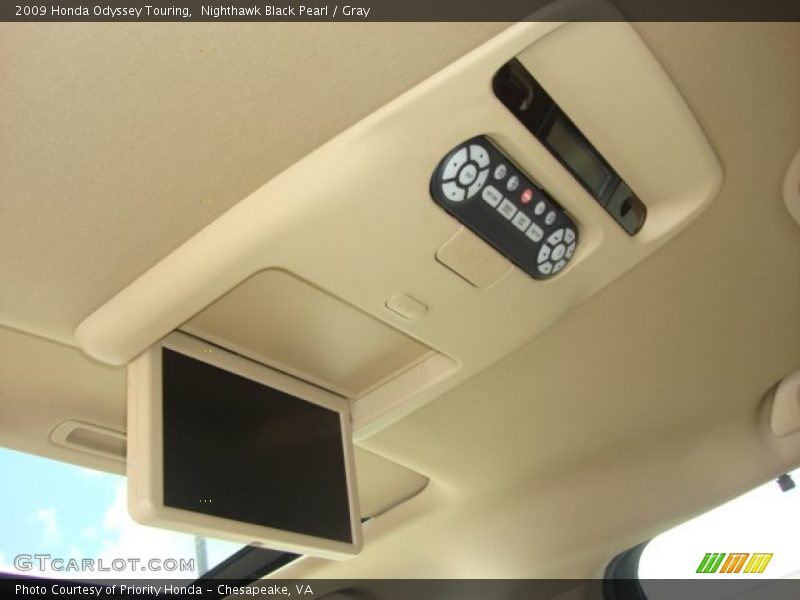 Nighthawk Black Pearl / Gray 2009 Honda Odyssey Touring
