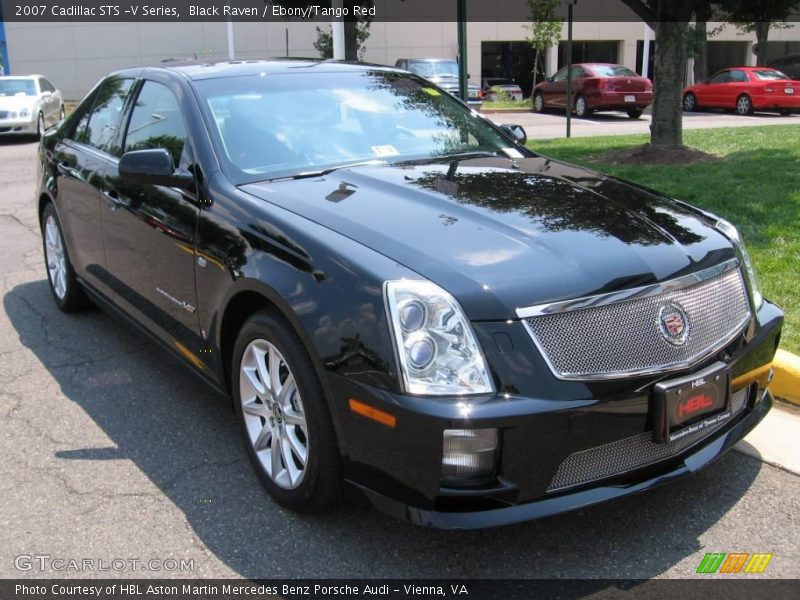 Black Raven / Ebony/Tango Red 2007 Cadillac STS -V Series
