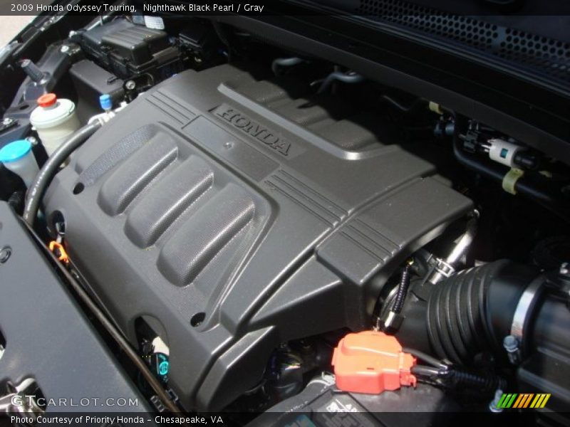 Nighthawk Black Pearl / Gray 2009 Honda Odyssey Touring
