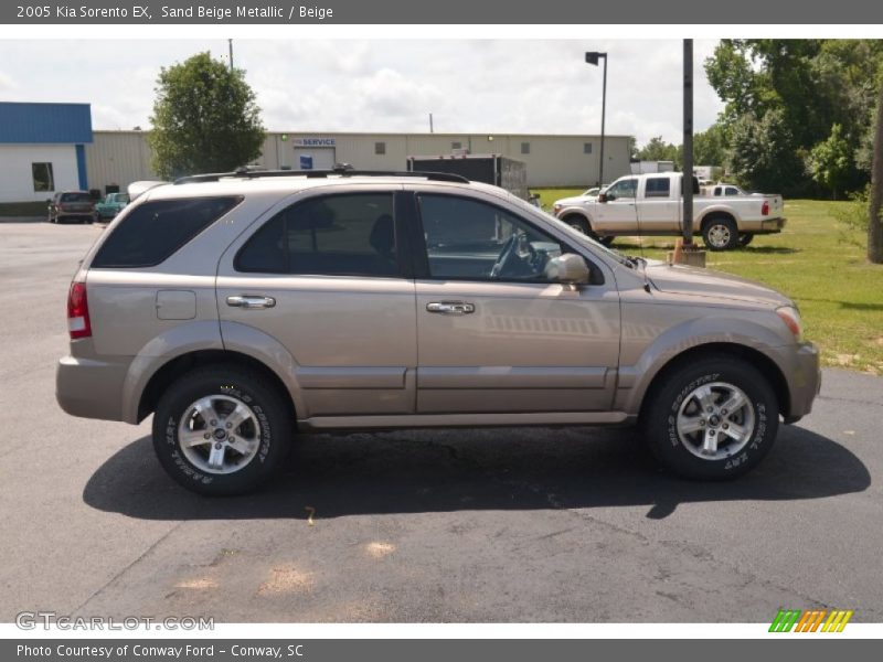 Sand Beige Metallic / Beige 2005 Kia Sorento EX