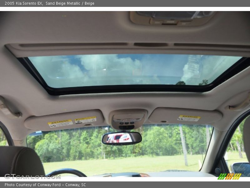 Sand Beige Metallic / Beige 2005 Kia Sorento EX