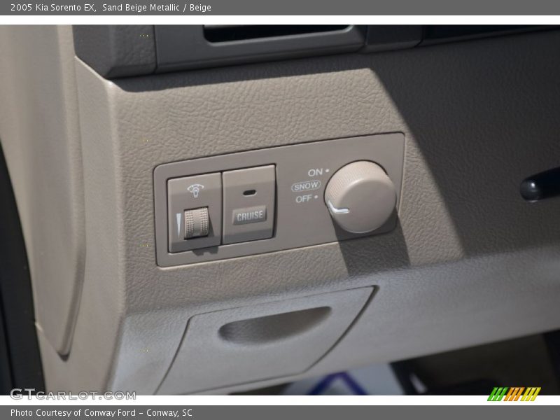 Controls of 2005 Sorento EX
