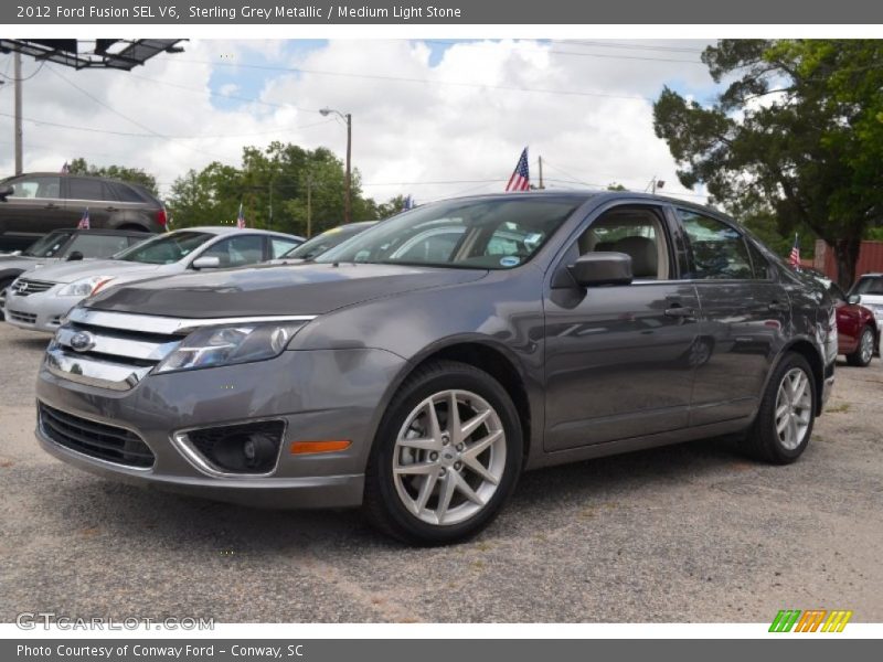 Sterling Grey Metallic / Medium Light Stone 2012 Ford Fusion SEL V6