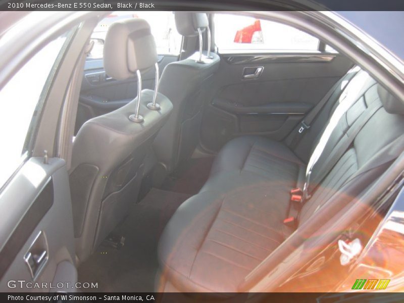 Black / Black 2010 Mercedes-Benz E 550 Sedan