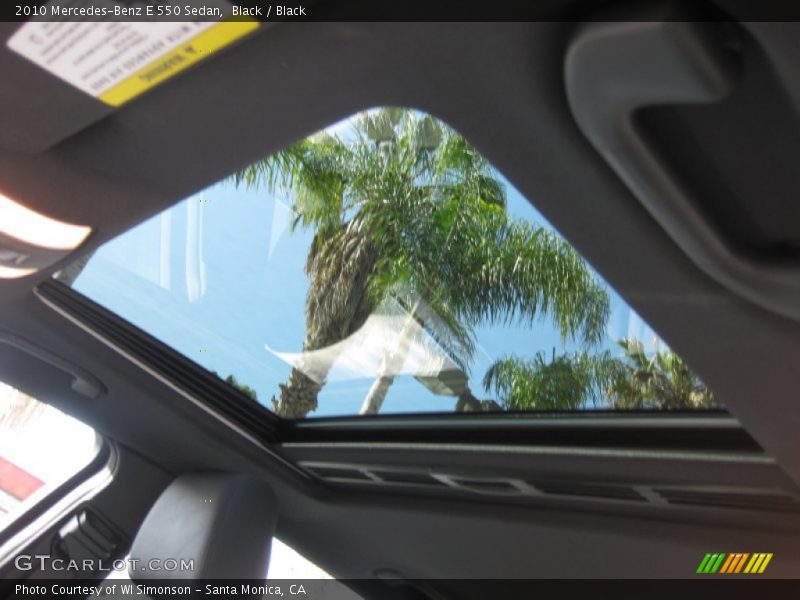 Black / Black 2010 Mercedes-Benz E 550 Sedan