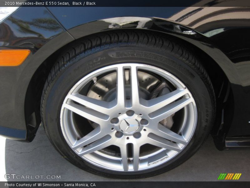 Black / Black 2010 Mercedes-Benz E 550 Sedan