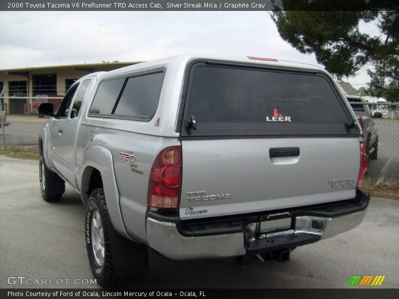 Silver Streak Mica / Graphite Gray 2006 Toyota Tacoma V6 PreRunner TRD Access Cab