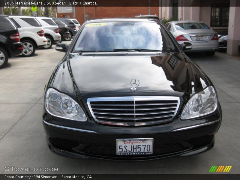 Black / Charcoal 2006 Mercedes-Benz S 500 Sedan