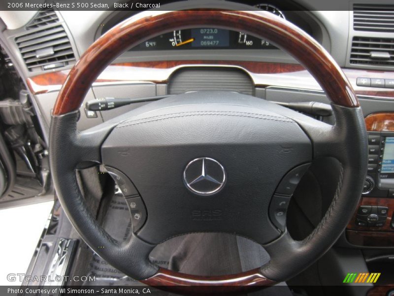 Black / Charcoal 2006 Mercedes-Benz S 500 Sedan