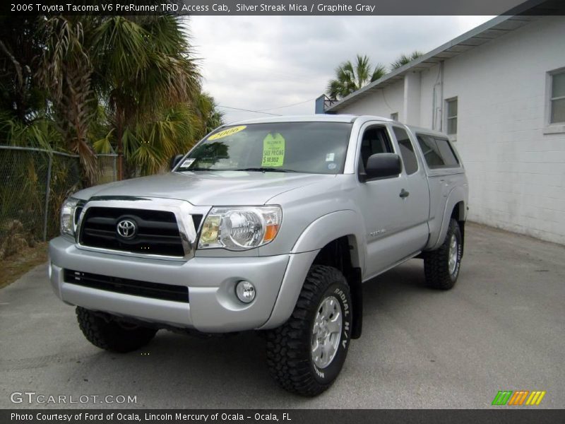 Silver Streak Mica / Graphite Gray 2006 Toyota Tacoma V6 PreRunner TRD Access Cab