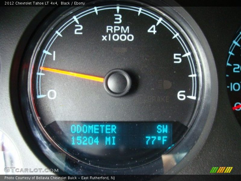 Black / Ebony 2012 Chevrolet Tahoe LT 4x4