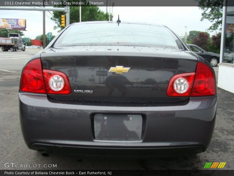 Taupe Gray Metallic / Titanium 2011 Chevrolet Malibu LS