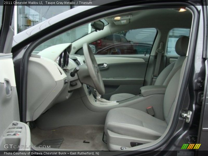 Taupe Gray Metallic / Titanium 2011 Chevrolet Malibu LS