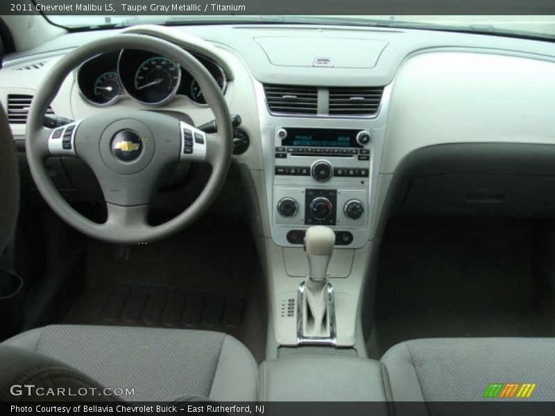 Taupe Gray Metallic / Titanium 2011 Chevrolet Malibu LS