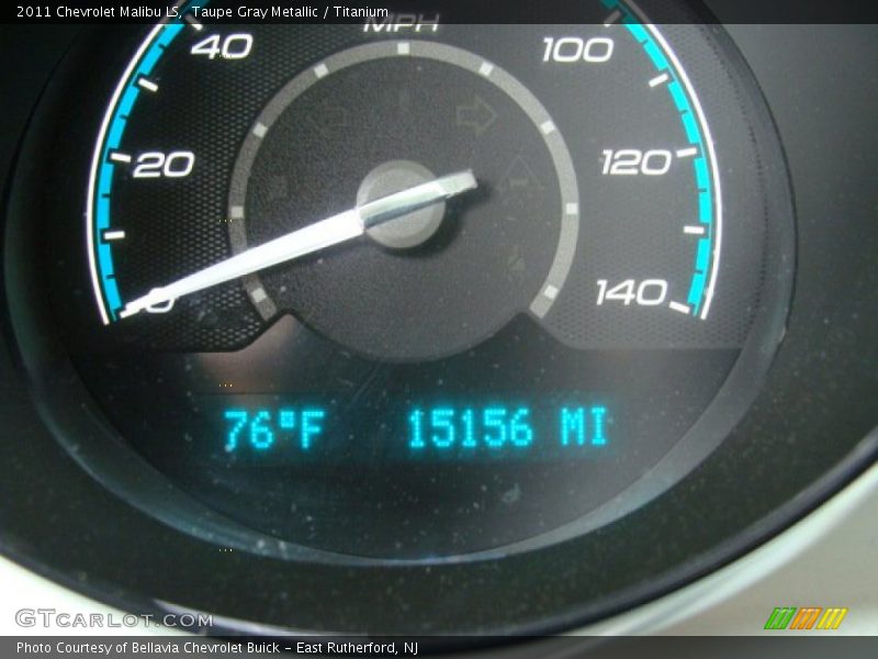 Taupe Gray Metallic / Titanium 2011 Chevrolet Malibu LS