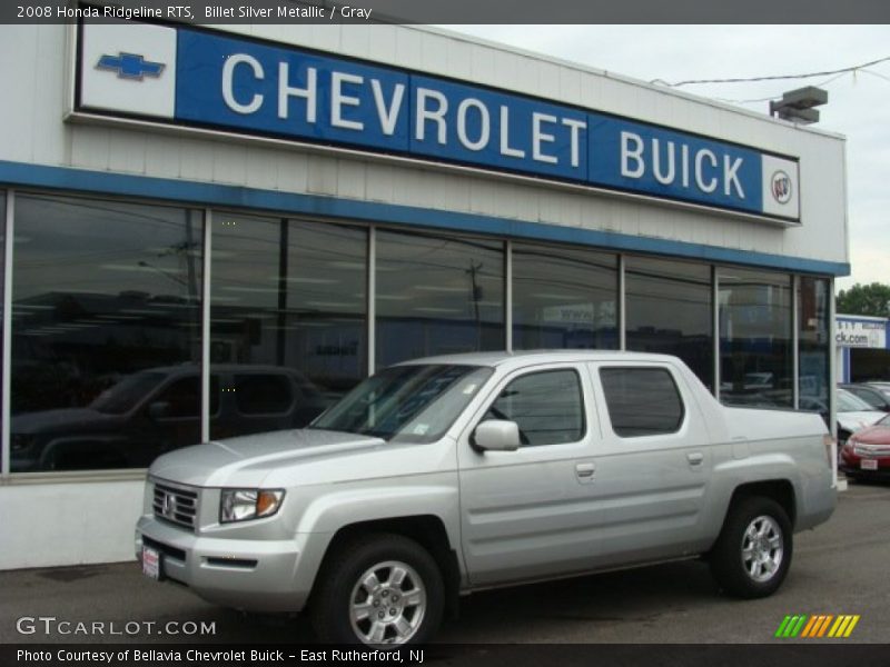 Billet Silver Metallic / Gray 2008 Honda Ridgeline RTS