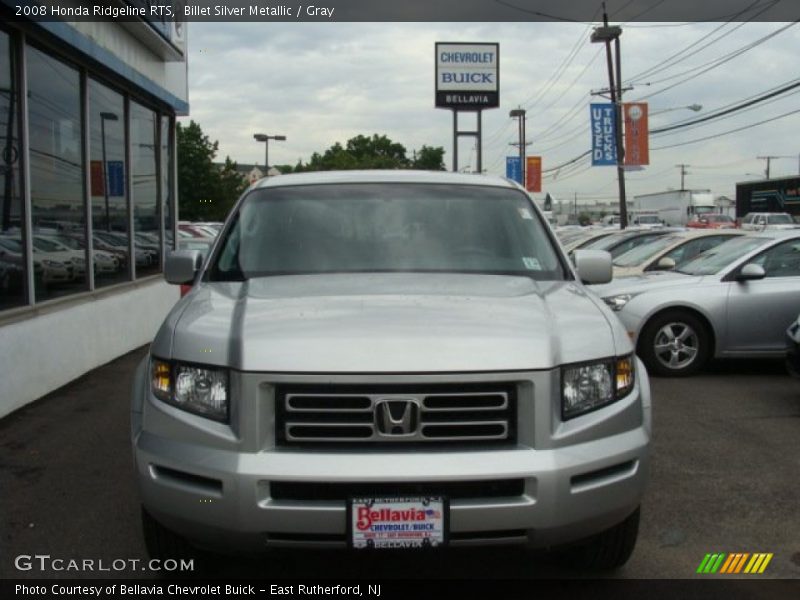 Billet Silver Metallic / Gray 2008 Honda Ridgeline RTS