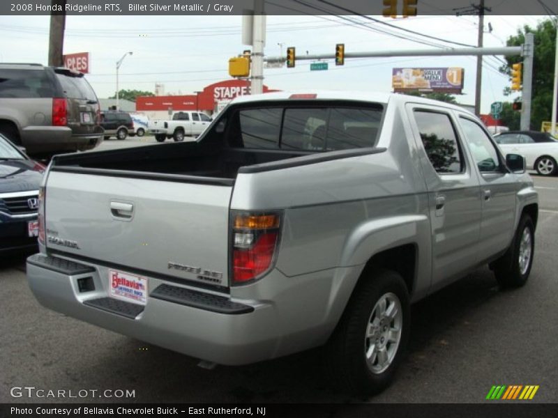 Billet Silver Metallic / Gray 2008 Honda Ridgeline RTS