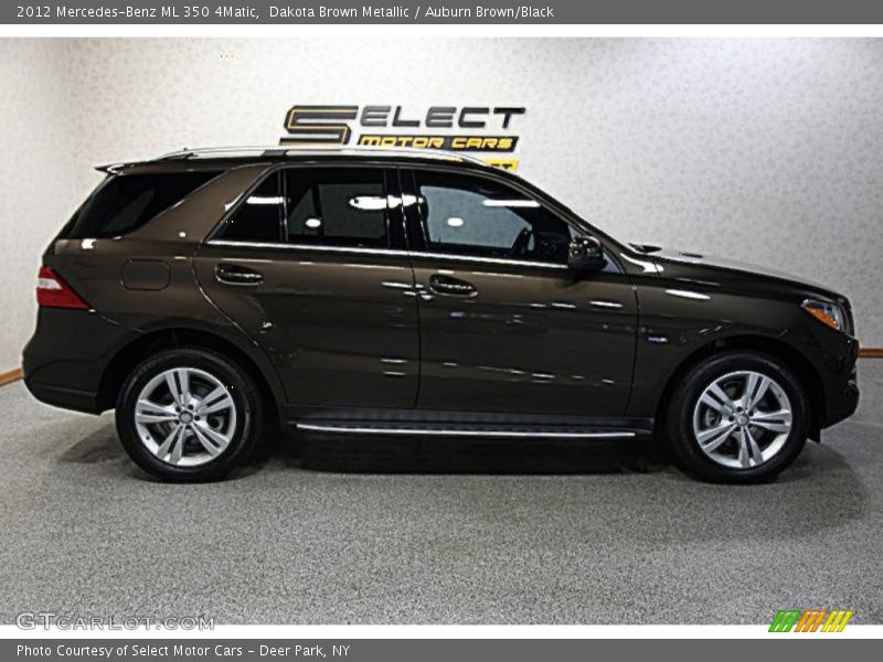 Dakota Brown Metallic / Auburn Brown/Black 2012 Mercedes-Benz ML 350 4Matic