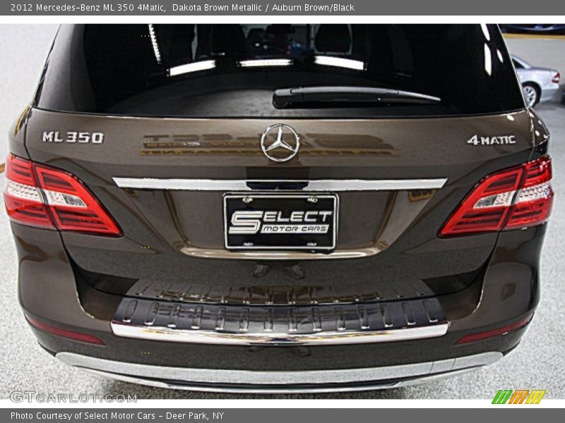 Dakota Brown Metallic / Auburn Brown/Black 2012 Mercedes-Benz ML 350 4Matic