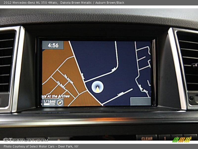 Dakota Brown Metallic / Auburn Brown/Black 2012 Mercedes-Benz ML 350 4Matic