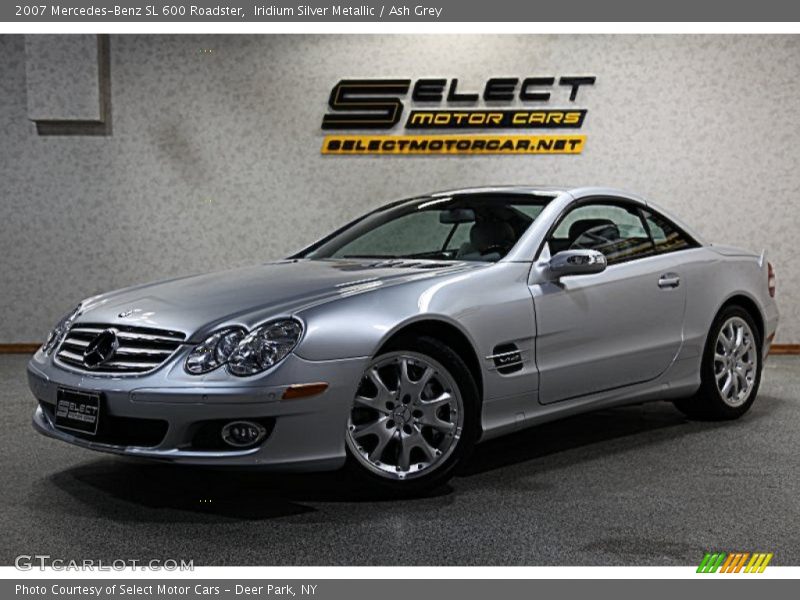 Iridium Silver Metallic / Ash Grey 2007 Mercedes-Benz SL 600 Roadster