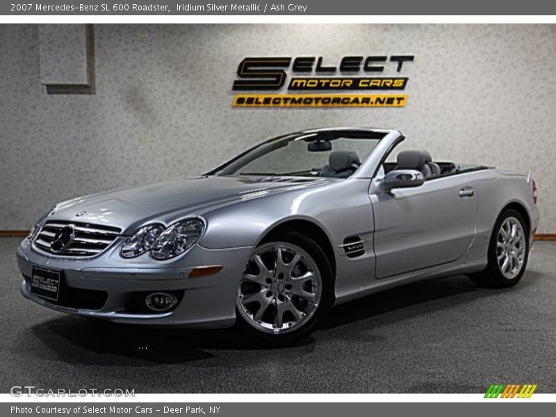 Iridium Silver Metallic / Ash Grey 2007 Mercedes-Benz SL 600 Roadster