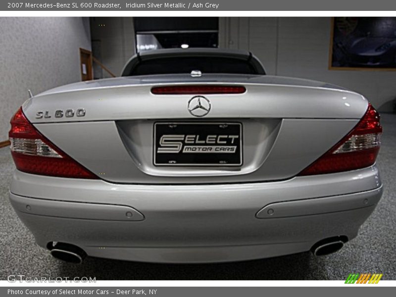 Iridium Silver Metallic / Ash Grey 2007 Mercedes-Benz SL 600 Roadster
