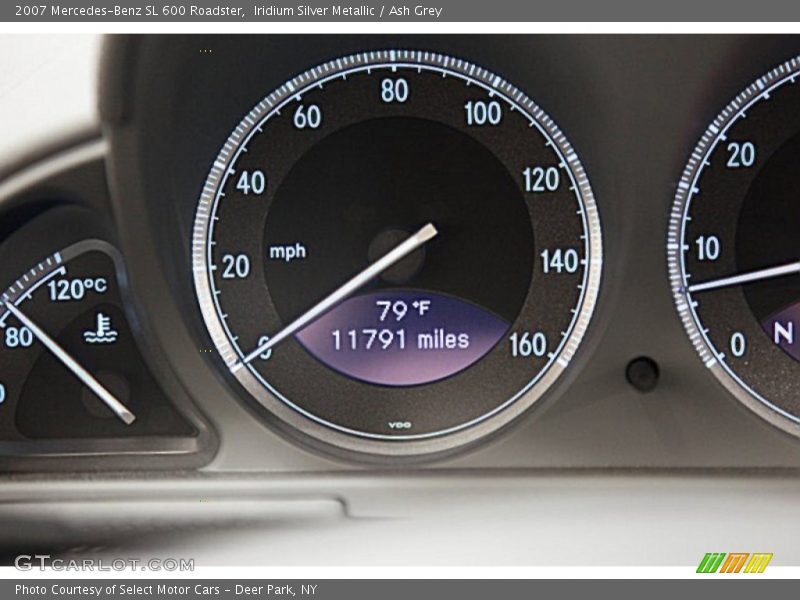 Iridium Silver Metallic / Ash Grey 2007 Mercedes-Benz SL 600 Roadster