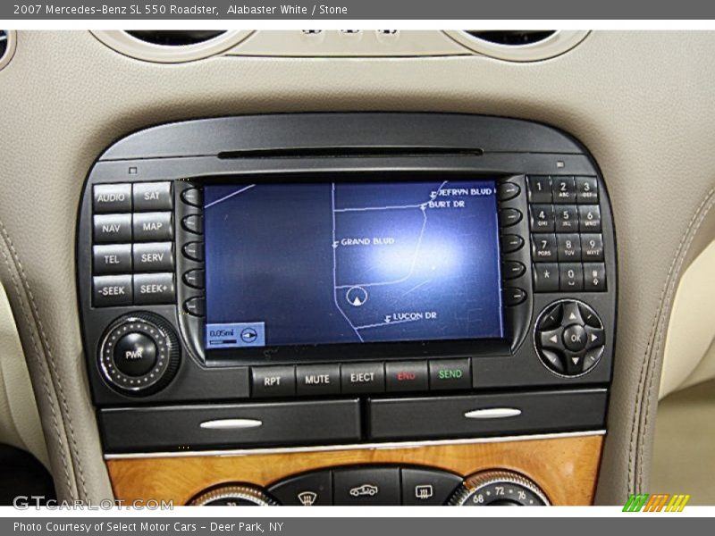 Alabaster White / Stone 2007 Mercedes-Benz SL 550 Roadster