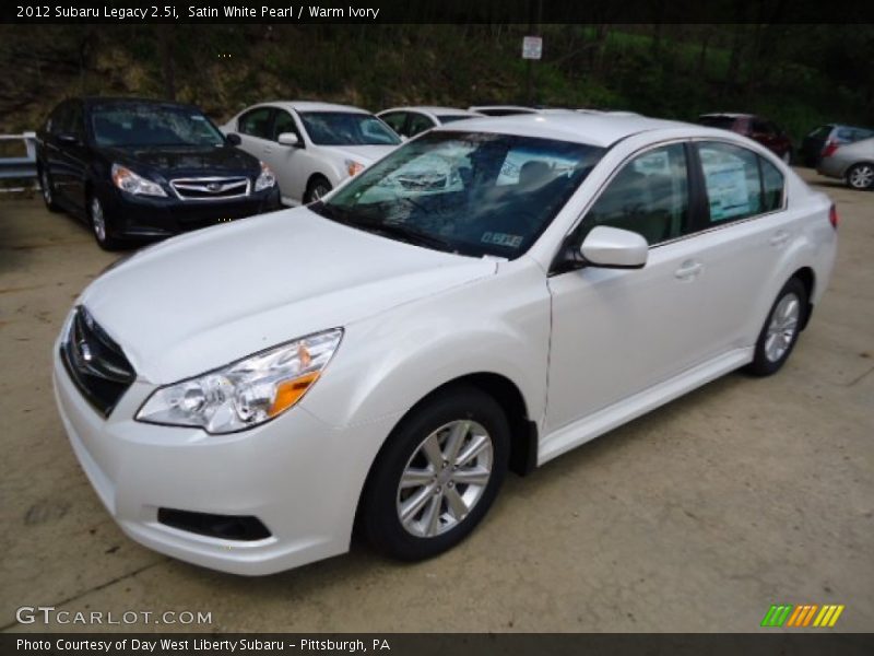 Satin White Pearl / Warm Ivory 2012 Subaru Legacy 2.5i