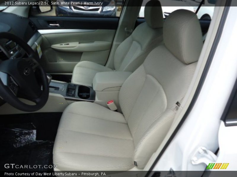 Satin White Pearl / Warm Ivory 2012 Subaru Legacy 2.5i