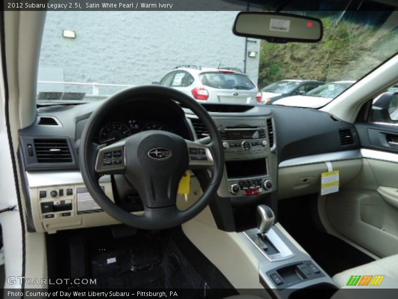 Satin White Pearl / Warm Ivory 2012 Subaru Legacy 2.5i