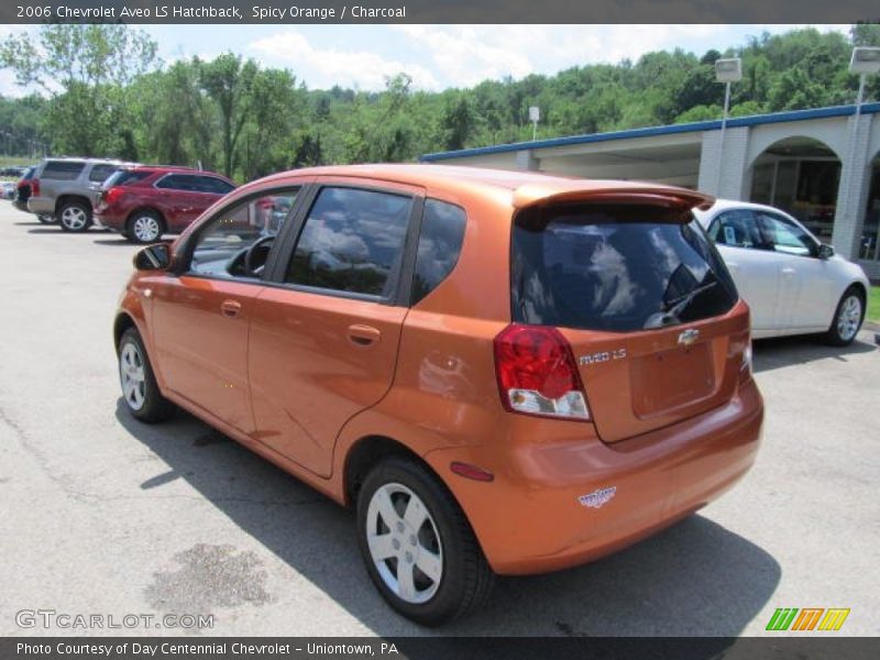 Spicy Orange / Charcoal 2006 Chevrolet Aveo LS Hatchback