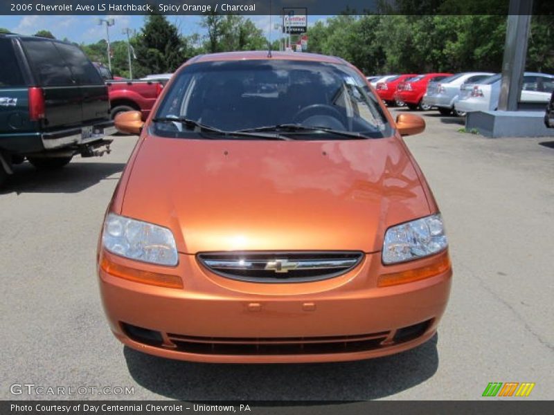 Spicy Orange / Charcoal 2006 Chevrolet Aveo LS Hatchback