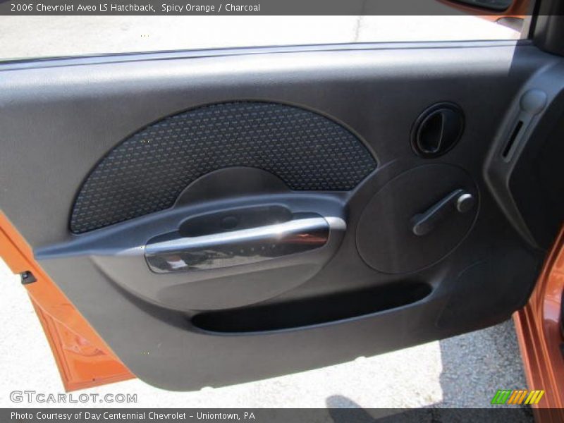 Spicy Orange / Charcoal 2006 Chevrolet Aveo LS Hatchback