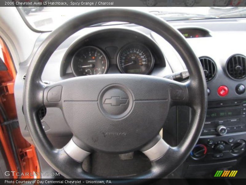 Spicy Orange / Charcoal 2006 Chevrolet Aveo LS Hatchback