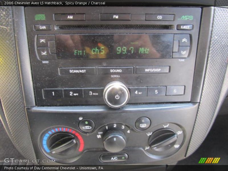 Spicy Orange / Charcoal 2006 Chevrolet Aveo LS Hatchback