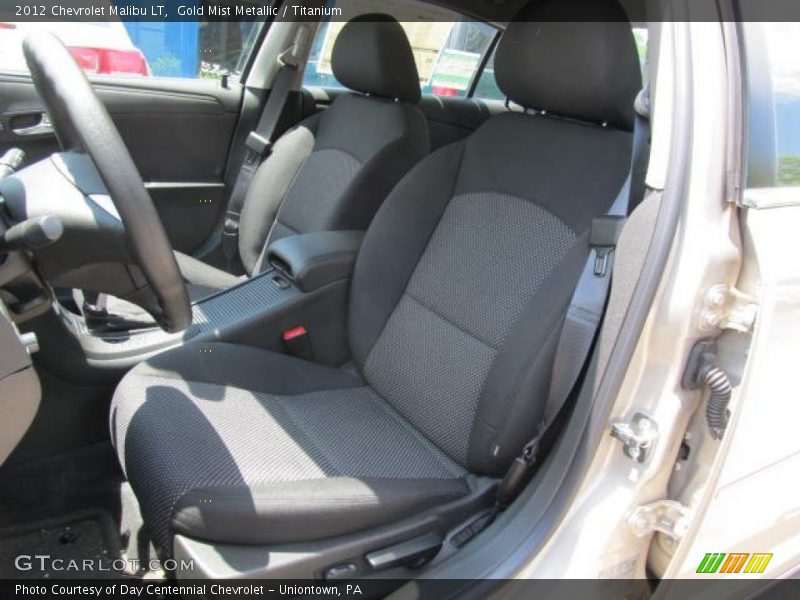 Gold Mist Metallic / Titanium 2012 Chevrolet Malibu LT