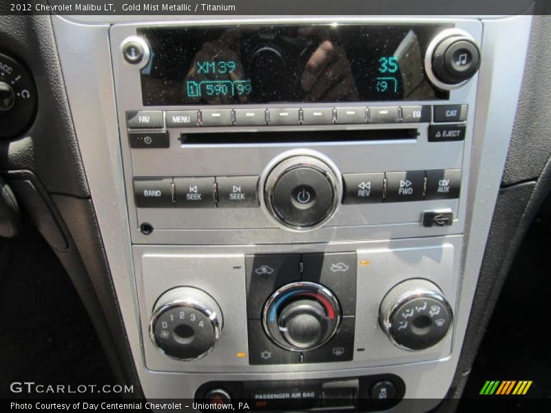 Gold Mist Metallic / Titanium 2012 Chevrolet Malibu LT