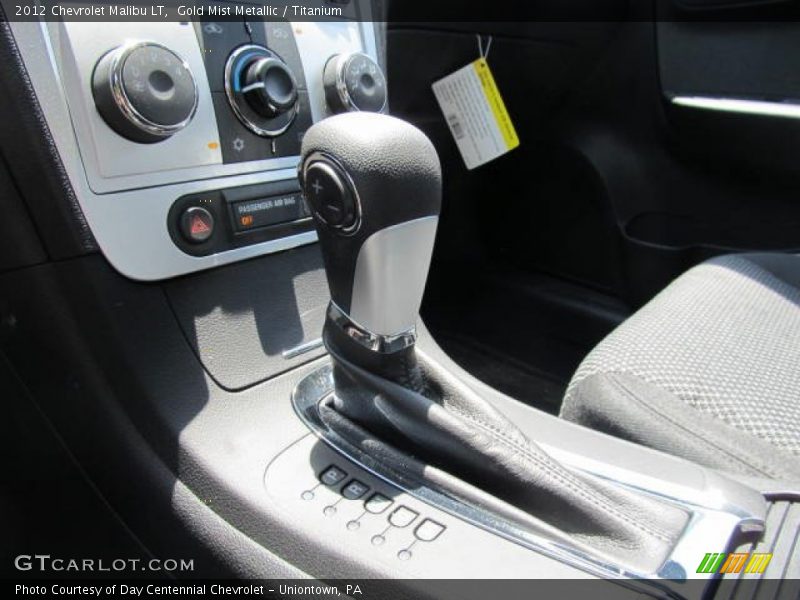 Gold Mist Metallic / Titanium 2012 Chevrolet Malibu LT