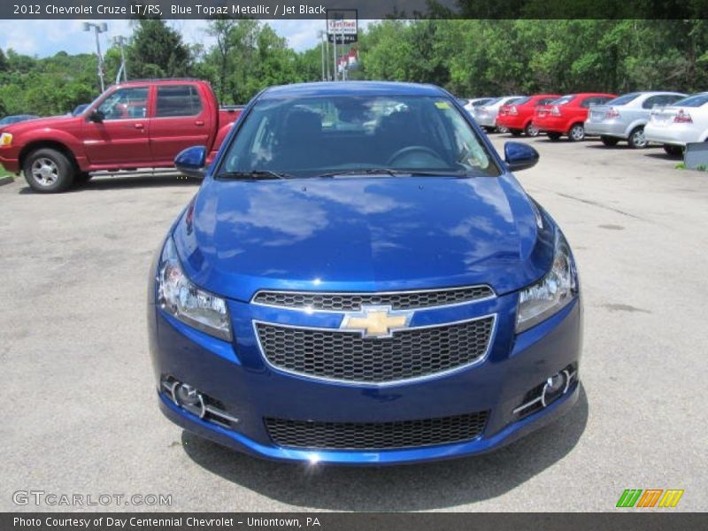 Blue Topaz Metallic / Jet Black 2012 Chevrolet Cruze LT/RS
