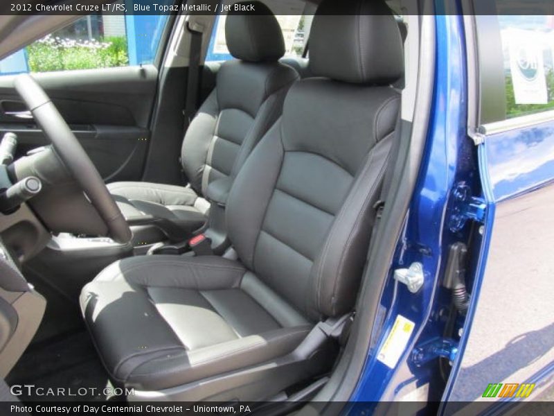 Blue Topaz Metallic / Jet Black 2012 Chevrolet Cruze LT/RS