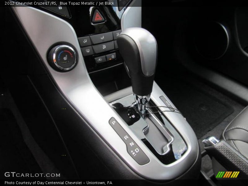 Blue Topaz Metallic / Jet Black 2012 Chevrolet Cruze LT/RS