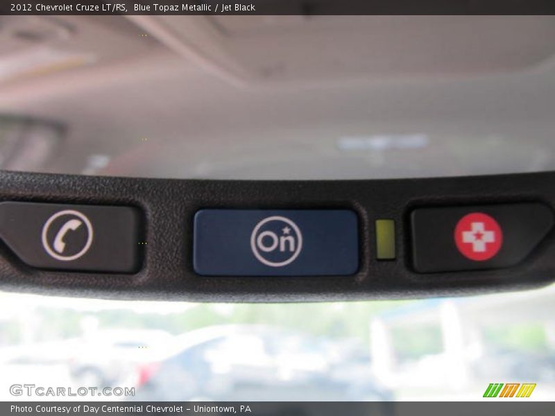 Blue Topaz Metallic / Jet Black 2012 Chevrolet Cruze LT/RS
